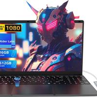 Notebook 15,6" Computer portatile - 16 GB HD 512 G