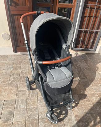 Passeggino Jane Muum+ovetto+base girevole+sacco
