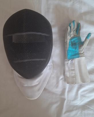 Maschera guanto spade scherma