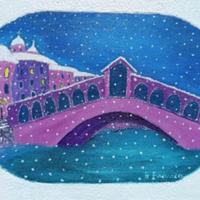 Quadro olio su tavola