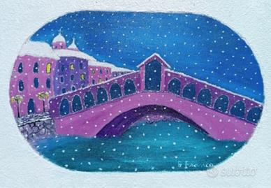 Quadro olio su tavola