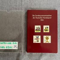 Libretto francobolli Germania+Berlino 1981