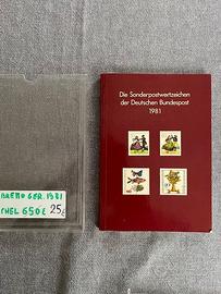 Libretto francobolli Germania+Berlino 1981