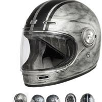 Casco Moto Integrale Vintage