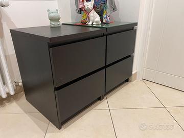 2 comodini malm IKeA