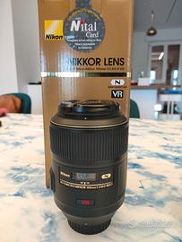Obiettivo Nikon AF-S 105mm f/2.8 G ED VR Macro