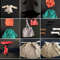 Lotto abiti Barbie anni 70/80