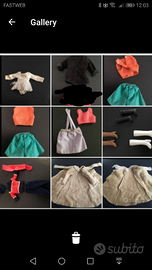 Lotto abiti Barbie anni 70/80