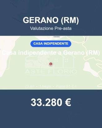 Immobile in asta di 72 m² a Gerano