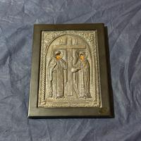 Quadro a bassorilievo in argento