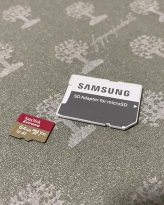 Scheda MicroSD SanDisk Extreme 64 GB 170MB/s A2 V3