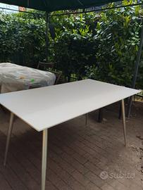 tavolo bianco 140x80x77
