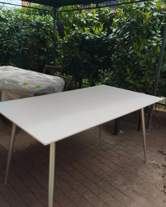 tavolo bianco 140x80x77