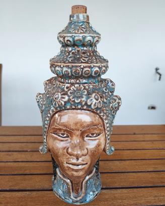 Bottiglia ceramica vintage 