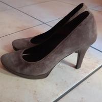 Scarpe donna décolleté con plateau