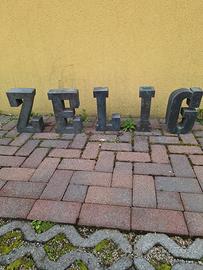 insegna insegna in rame 