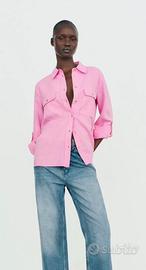 Camicia ZARA lino max tg S nuova