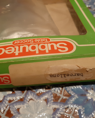 Barcellona Squadra Subbuteo anni 80