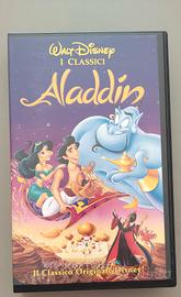 Cassetta VHS Walt Disney Aladdin anno 1994