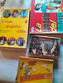 gioco società lotto n. 4 vecchie Tombole '60 Nata