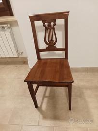 sedia in noce