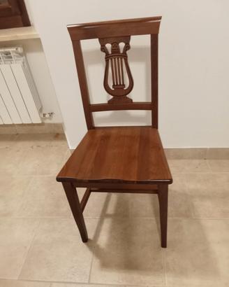 sedia in noce