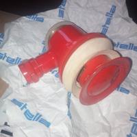 Piletta bagno rossa vintage anni 70 accessori