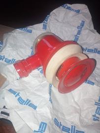 Piletta bagno rossa vintage anni 70 accessori