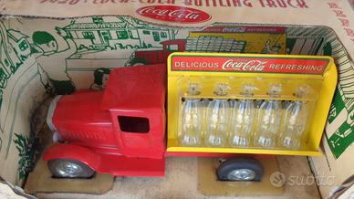 camioncino giocattolo latta coca cola