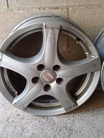N° 3 cerchi da 15 per seat/wolkswagen 5 fori