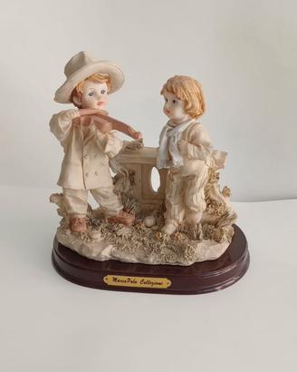 STATUA RESINA-MARCO POLO COLLEZIONE-'70-DA VETRINA