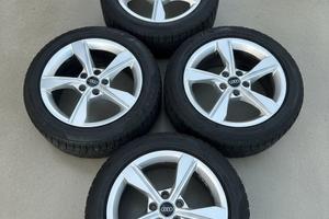 Cerchi in lega originali Audi 17" + Gomme Inverno