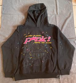 FelpaSp5der P*nk V1 - Nera - Taglia M - Nuova