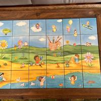 Quadro per stanza bambini 50x70, su piastrelle.