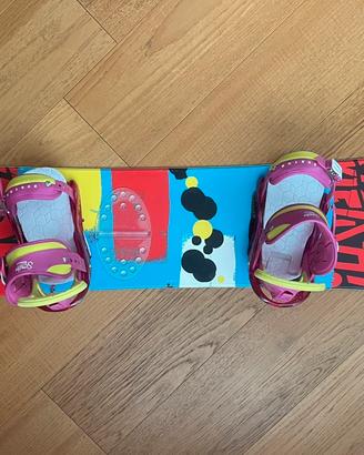 Snowboard ragazzo/a Head con attacco Burton