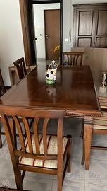 PREZZO SPECIALE CON SUPER SCONTO--Tavolo+ 6 sedie-