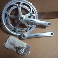 guarnitura campagnolo veloce nuova argento 10v