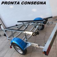 Rimorchio carrello per moto d'acqua 750Kg