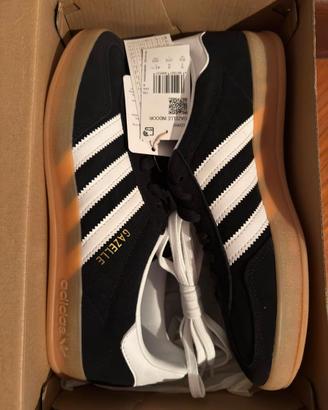 Adidas Gazelle Indoor nere/bianche - Suola Gum