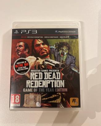 Red Dead Redemption Game Of The Year ps3