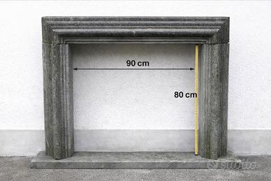 Cornice camino in pietra serena – 90 × 80 cm