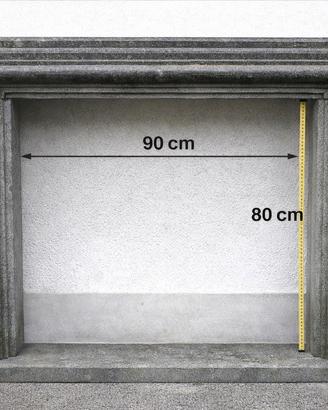 Cornice camino in pietra serena – 90 × 80 cm