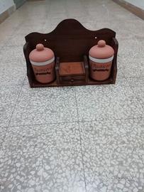 Rusticocci con set portacandela