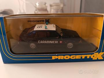 Alfa 75 carabinieri scala 1/43 Progetto K