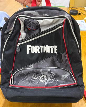 zaino scuola Fortnite  con borsello colori 