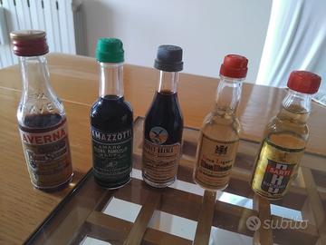 Bottiglie mignon liquori vari