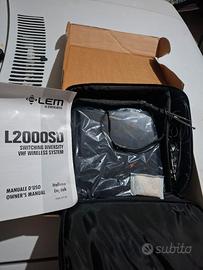 radiotrasmettitore  microfono Wireless LEM L2000sd