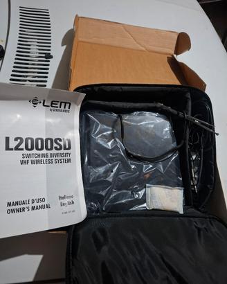 radiotrasmettitore  microfono Wireless LEM L2000sd