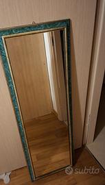 Specchio cornice verde