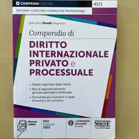Compendio  di Diritto internazionale privato